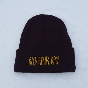 NWT unisex "Bad Hair Day " brown hat